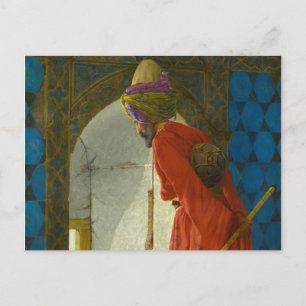 The Tortoise Trainer, 1906 by Osman Hamdi Bey Postcard