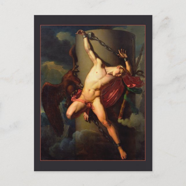 The Torture of Prometheus by Jean Lair Postcard (Front)