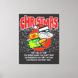 The tote bag for people who don't like Christmas Canvas Print