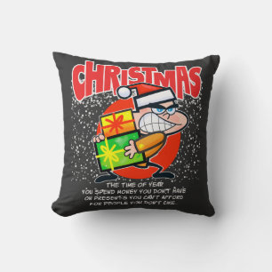 The tote bag for people who don't like Christmas Cushion