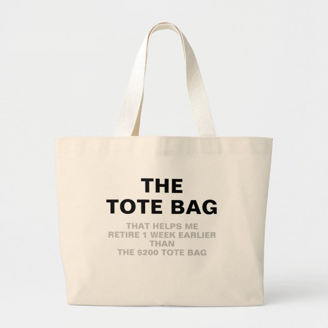 The Tote Bag Parody Retirement Savings (Front)