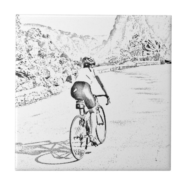 The tough hill climb tile (Front)