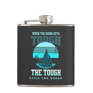 The Tough Sails Ocean Nature Wind Waves Discover  Hip Flask