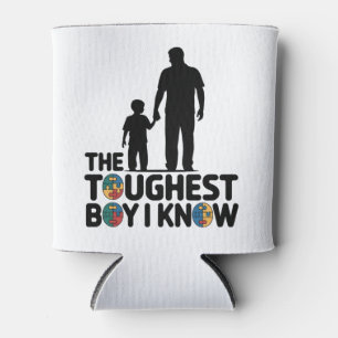 The Toughest Boy I Know Autism Fathers Day  Can Cooler