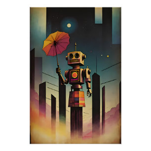 The Tourist - Ken Gauge Surreal Art Poster