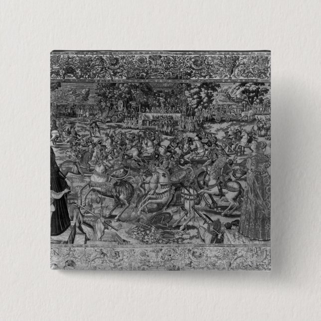 The Tournament, Brussels Workshop 15 Cm Square Badge (Front)