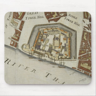 The Tower and St. Catherine's, detail of the Tower Mouse Mat