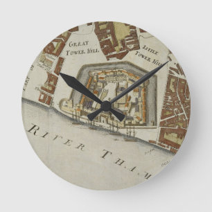 The Tower and St. Catherine's, detail of the Tower Round Clock