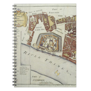 The Tower and St. Catherine's, for 'Stow's Survey Notebook