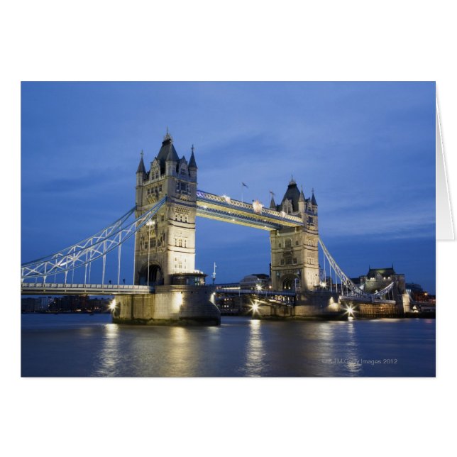 The Tower Bridge at Dusk (Front Horizontal)