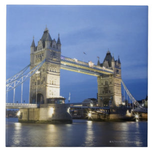 The Tower Bridge at Dusk Tile