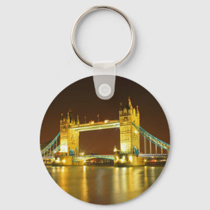 The Tower Bridge By Night Key Ring