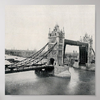 The Tower Bridge, London 1913 Poster