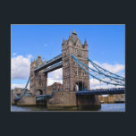 The Tower Bridge - London Postcard<br><div class="desc">Add this shot of the Tower Bridge in London to your postcard collection.</div>