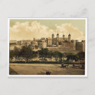 The tower, London, England rare Photochrom Postcard