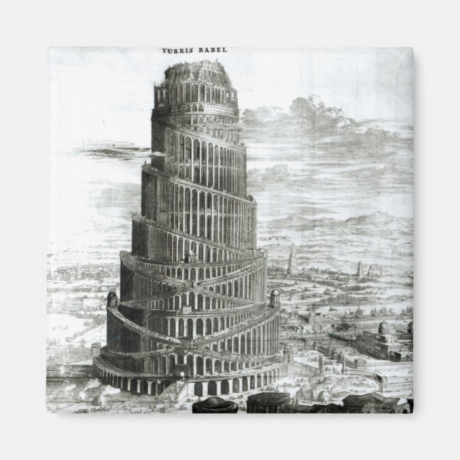 The Tower of Babel, 1679 Magnet (Front)