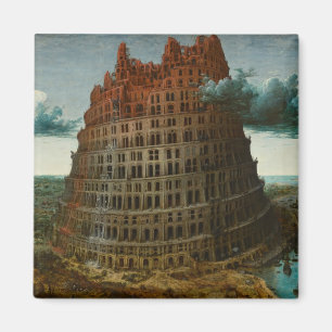 The Tower of Babel (by Pieter Bruegel the Elder) Magnet