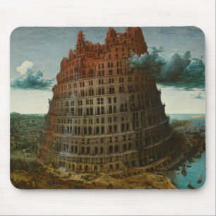 The Tower of Babel (by Pieter Bruegel the Elder) Mouse Mat