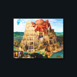 The Tower of Babel Pieter Bruegel the Elder art Canvas Print<br><div class="desc">The Tower of Babel Pieter Bruegel the Elder art</div>