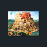 The Tower of Babel Pieter Bruegel the Elder art Canvas Print<br><div class="desc">The Tower of Babel Pieter Bruegel the Elder art</div>