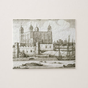 The Tower of London, 1647 (engraving) Jigsaw Puzzle