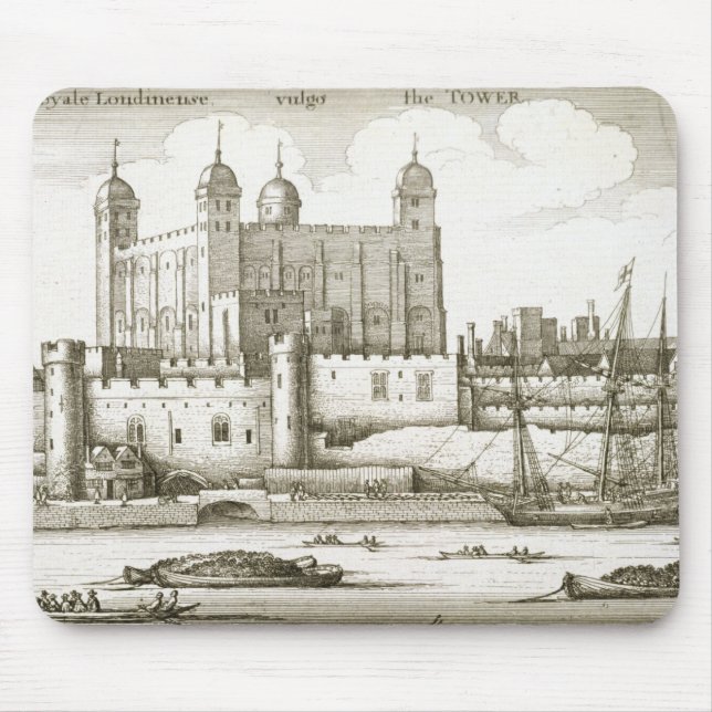 The Tower of London, 1647 (engraving) Mouse Mat (Front)