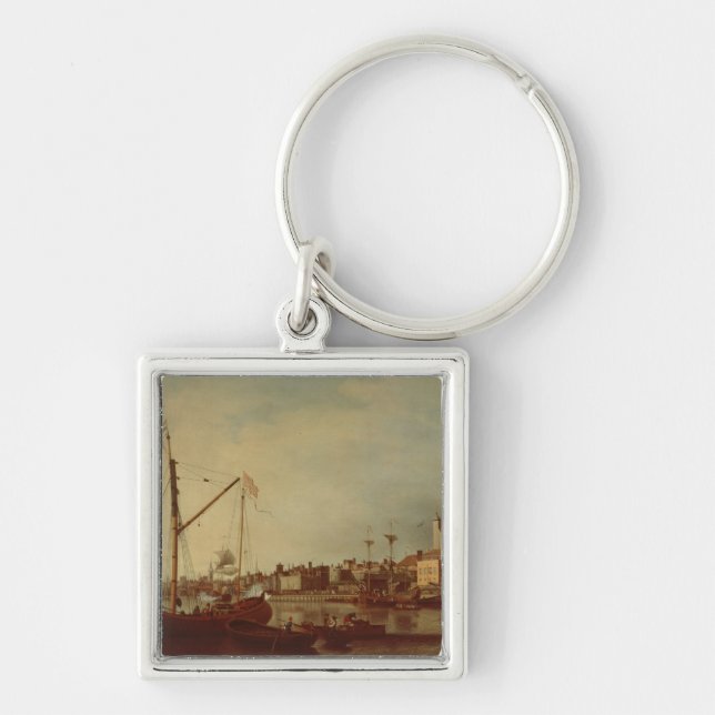 The Tower of London from the Thames Key Ring (Front)