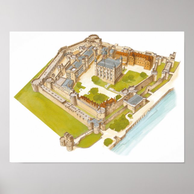 The Tower of London. London Poster (Front)