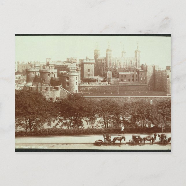 The Tower of London (sepia photo) Postcard (Front)
