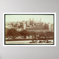 The Tower of London (sepia photo)