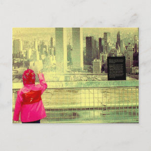 The Towers and a Child Postcard