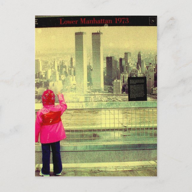 The Towers and a Child Postcard (Front)