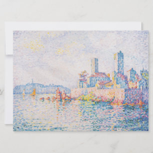 The Towers of Antibes (by Paul Signac) Card
