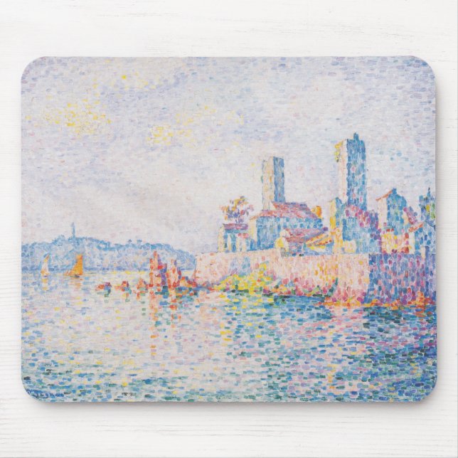 The Towers of Antibes (by Paul Signac) Mouse Mat (Front)
