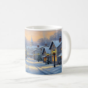 The Town In Winter Coffee Mug