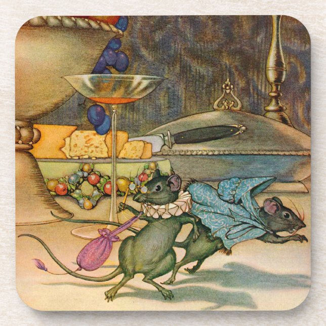 The Town Mouse and The Country Mouse Coaster (Front)