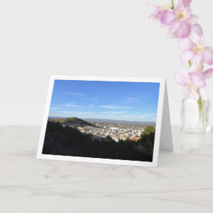 The Town of Lliria, Valencia, Spain Card