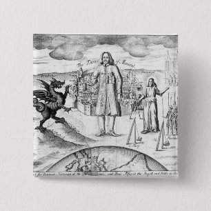 The Town of Mansoul 15 Cm Square Badge