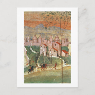 The Town of Prato (fresco) Postcard