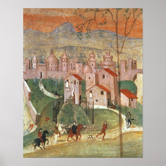 The Town of Prato (fresco) Poster (Front)