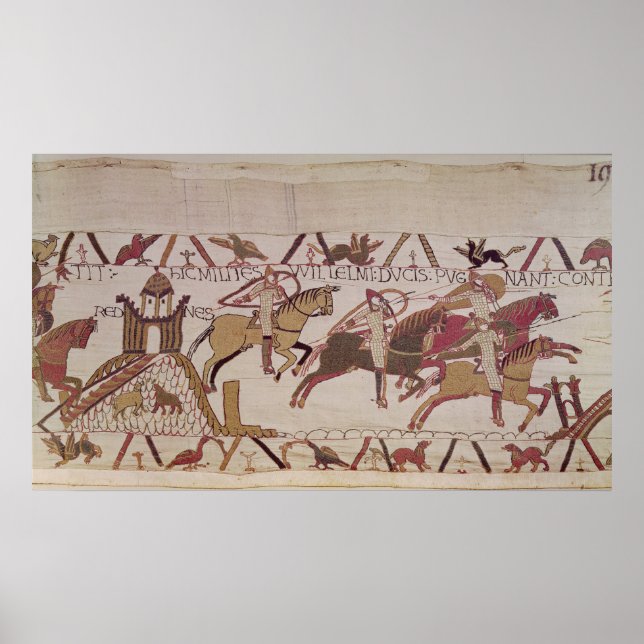 The Town of Rennes and Duke William's soldiers Poster (Front)