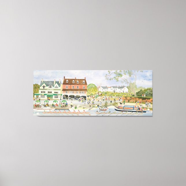 The Towpath Walton-on-Thames Canvas Print (Front)