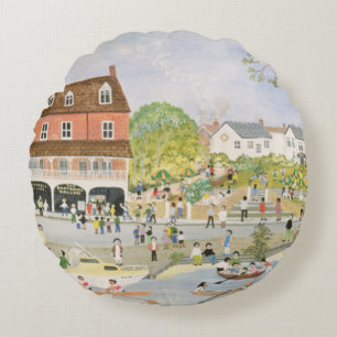 The Towpath Walton-on-Thames Round Cushion