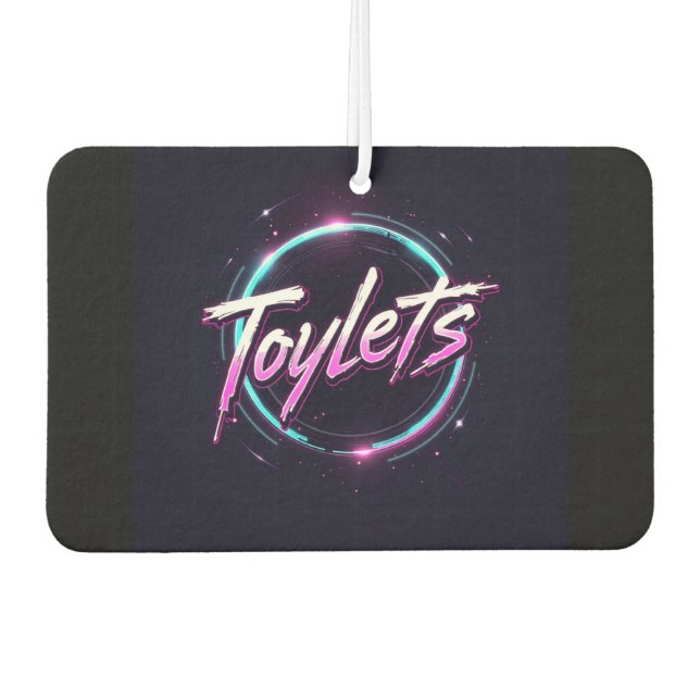 THE TOYLETS CAR AIR FRESHENER (Front)