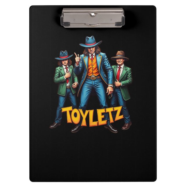 THE TOYLETS CLIPBOARD (Front)