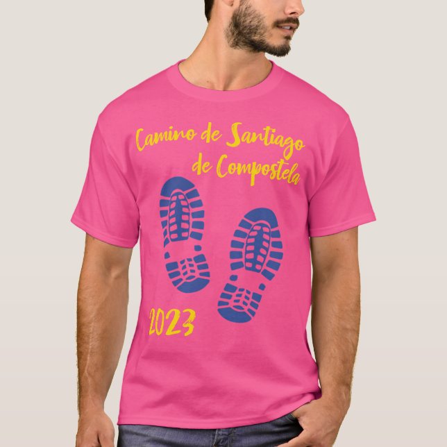 The Traces Of The Camino De Santiago De Compostela T-Shirt (Front)