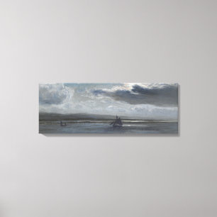 The Traeth Mawr, Moonlight Canvas Print