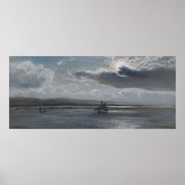 The Traeth Mawr, Moonlight Poster (Front)