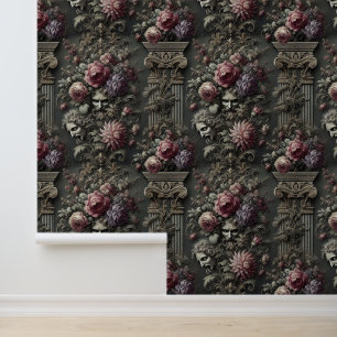 The Tragedy Chorus – Gothic Victorian Design Wallpaper