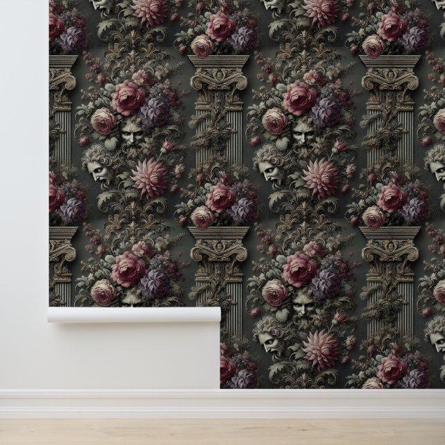 The Tragedy Chorus – Gothic Victorian Design Wallpaper (Application)